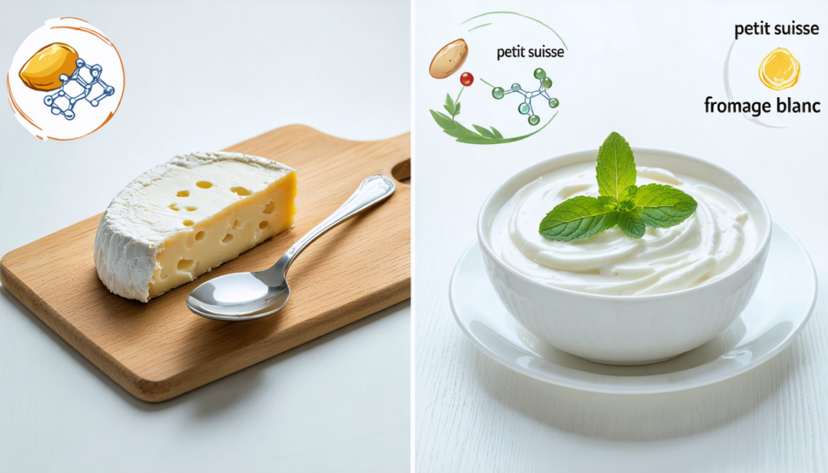 découvrez les différences et les bienfaits nutritionnels du petit suisse et du fromage blanc pour choisir le produit laitier qui vous convient.