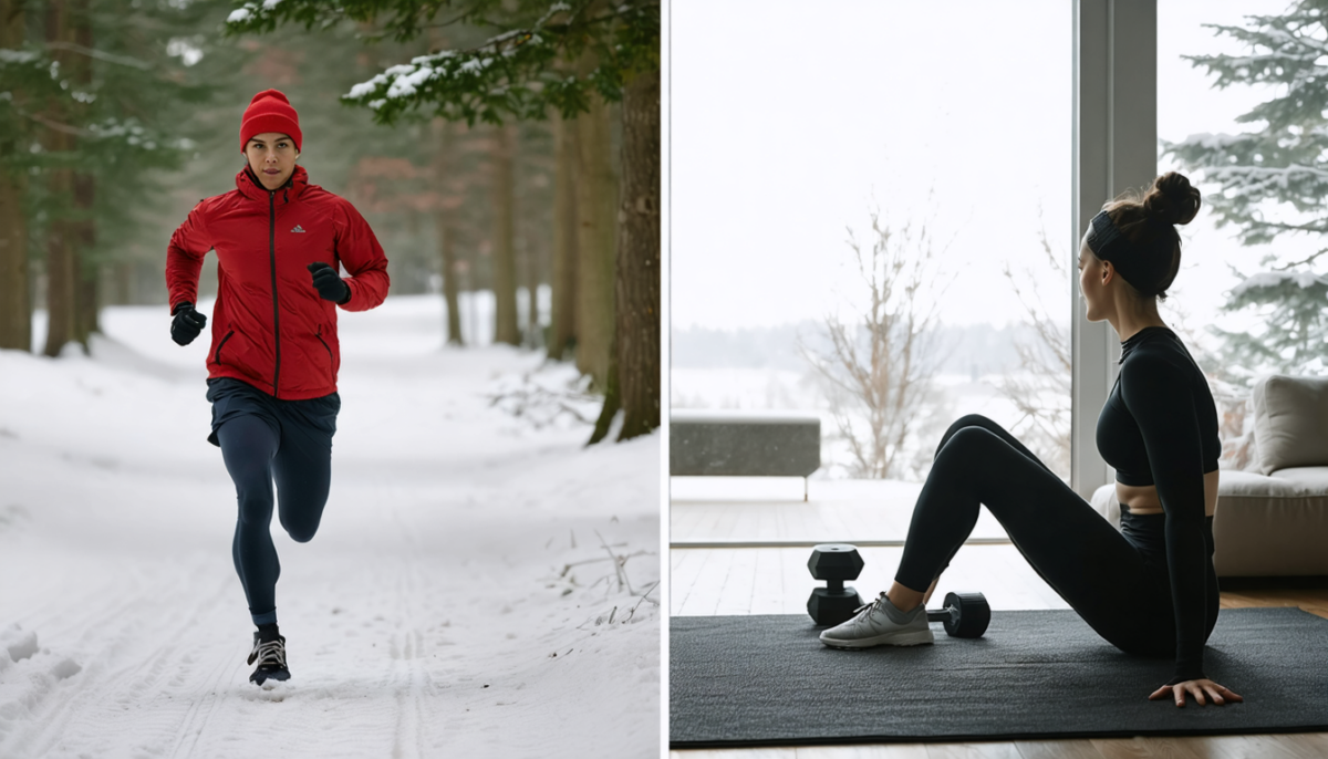 découvrez des séances d'entraînement hivernales, en plein air ou à la maison, pour rester actif et maintenir votre forme pendant la saison froide.