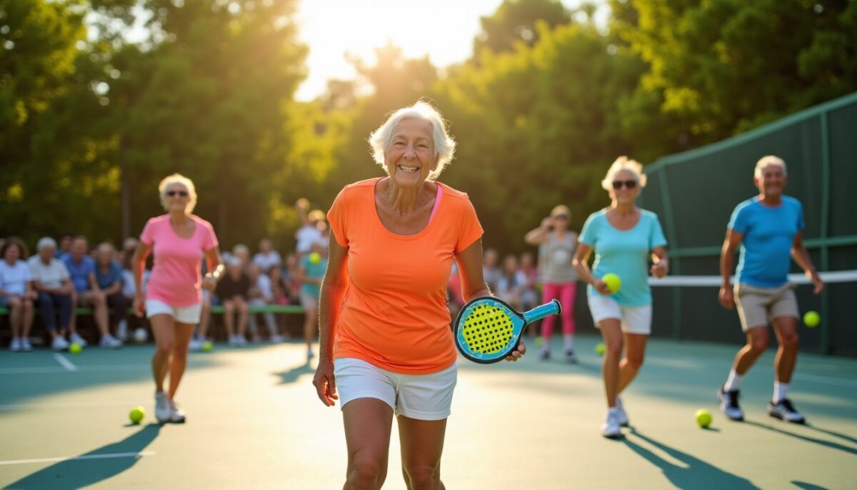 Padel et bien-être : les avantages santé pour les seniors de plus de 50 ans